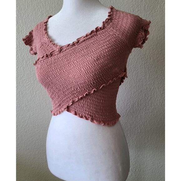 Love Tree Pink Ruffled Blouse - Picture 3 of 7